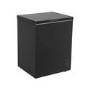 Refurbished electriQ EIQCHEST141LEDBLACK Freestanding 32 Litre Table Top Chest Freezer