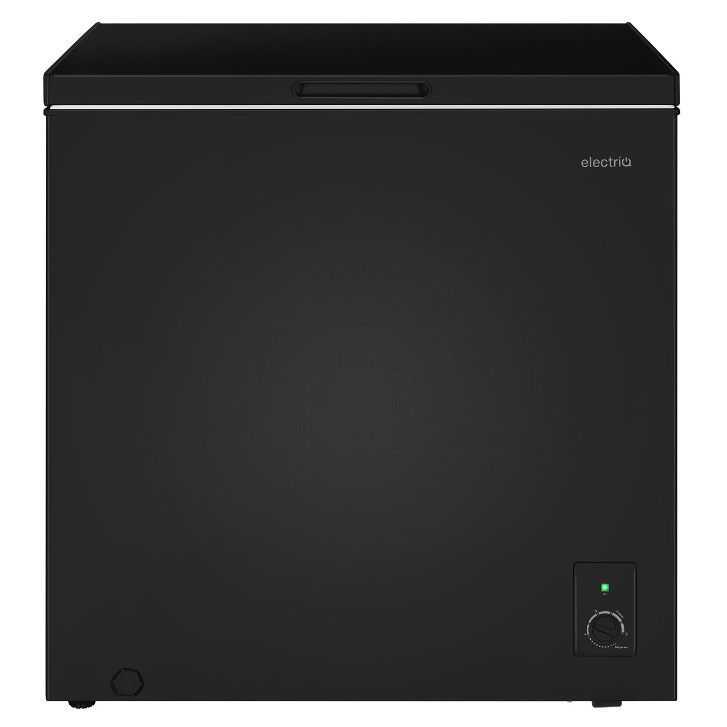 electriQ 199 Litre Chest Freezer - Black