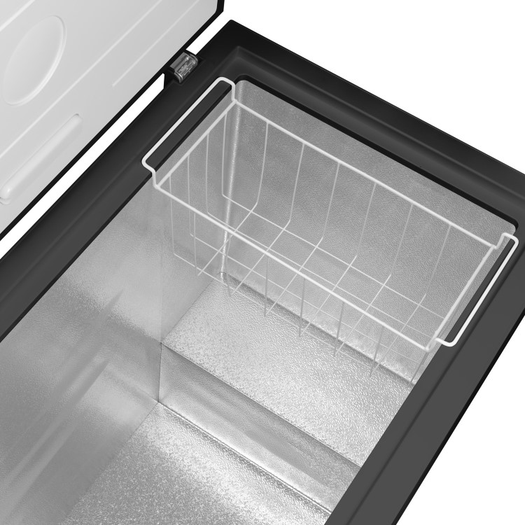 electriQ 199 Litre Chest Freezer - Black