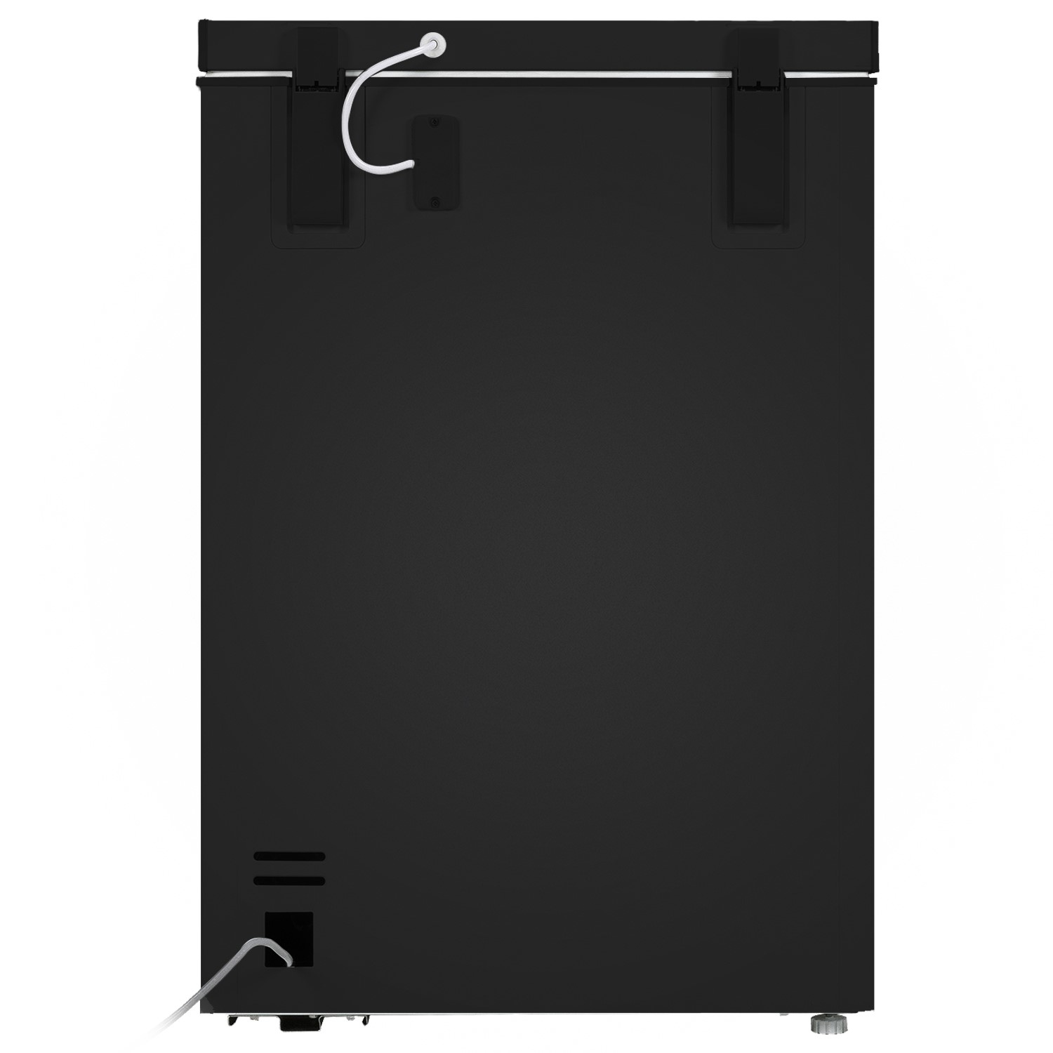 electriQ 99 Litre Chest Freezer With Outbuilding Use Black