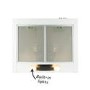 electriQ 60cm Traditional White Chimney Cooker Hood Kitchen Extractor - 5 Year warranty