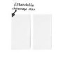 electriQ 60cm Traditional White Chimney Cooker Hood Kitchen Extractor - 5 Year warranty