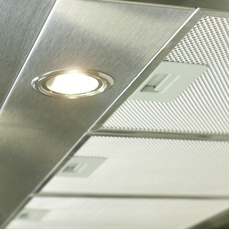 electriQ 90cm Slimline Electronic Cooker Hood Stainless Steel