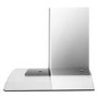 electriQ 100cm Curved Glass Chimney Cooker Hood - Stainless Steel