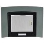 electriQ 60cm Touch Control Curved Glass Cooker Hood - Black