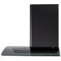 electriQ 60cm Touch Control Curved Glass Cooker Hood - Black