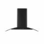 electriQ 60cm Curved Glass Cooker Hood - Black