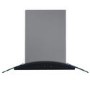 Refurbished electriQ EIQCURV60SCTOUCH 60cm Curved Glass Touch Control Chimney Cooker Hood Stainless Steel