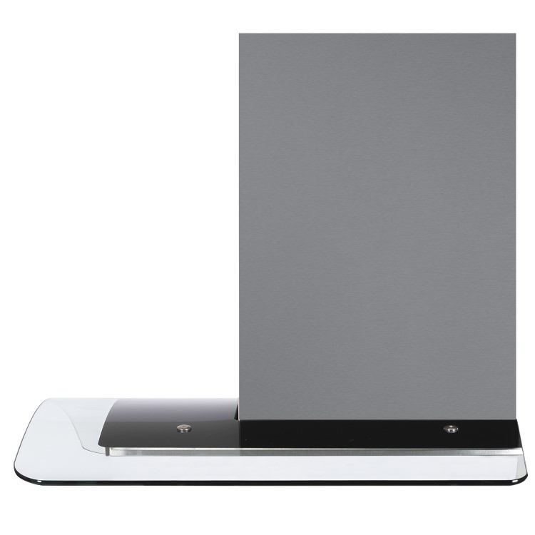 Refurbished electriQ EIQCURV60SCTOUCH 60cm Curved Glass Touch Control Chimney Cooker Hood Stainless Steel