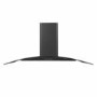 electriQ 90cm Curved Glass Cooker Hood - Black