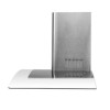 electriQ 90cm Curved Glass Chimney Cooker Hood - Stainless Steel