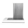 electriQ 90cm Touch Control Curved Glass Cooker Hood - Stainless Steel