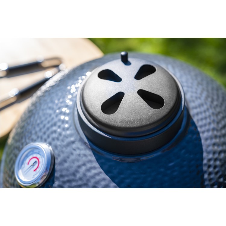 Refurbished Boss Grill The Egg - 18 Inch Ceramic Kamado Style Charcoal Egg BBQ Grill