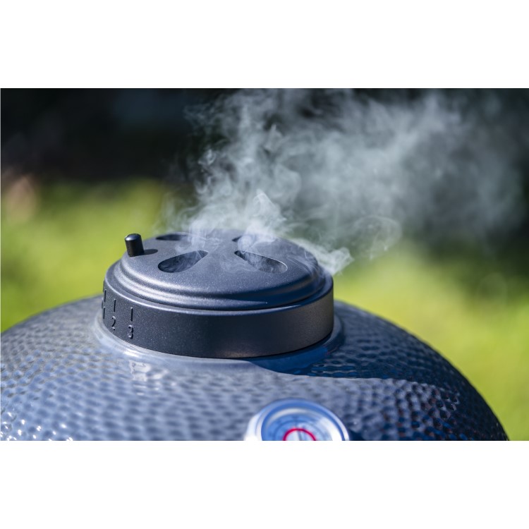 Refurbished Boss Grill The Egg - 18 Inch Ceramic Kamado Style Charcoal Egg BBQ Grill