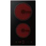 GRADE A1 - ElectriQ 30cm Domino Touch Control 2 Zone Ceramic Hob Black