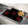 GRADE A1 - ElectriQ 90cm 5 zone Ceramic Bevelled Edge Schott Glass Hob