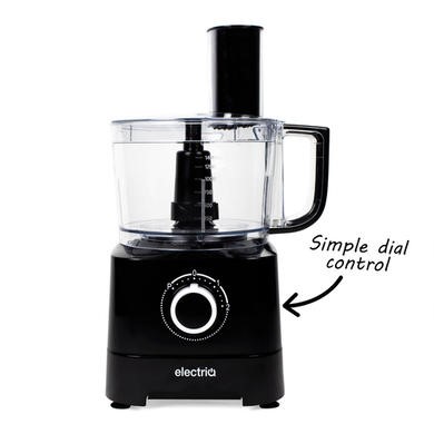 electriQ 700W Compact Multifunctional Food Processor 6 in 1 - 1.4L