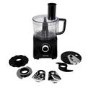 GRADE A1 - electriQ 700W 6-in-1 Compact Multifunctional Food Processor in Stainless Steel and Black