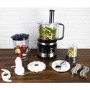 GRADE A1 - ElectriQ Touch Control Multifunctional Food Processor in Stainless Steel and Black - EIQFPPREM