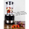 GRADE A1 - electriQ 7-in-1 800W Multifunctional Touch Control Food Processor - Stainless Steel &amp; Black - EIQFPPREM