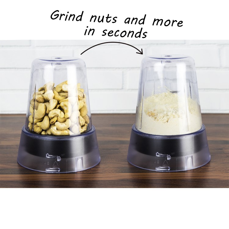 GRADE A1 - ElectriQ Touch Control Multifunctional Food Processor in Stainless Steel and Black - EIQFPPREM