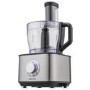 electriQ 10-in-1 1100W Multifunctional Food Processor with Blender in Stainless Steel and Black