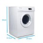 Refurbished electriQ EIQFSTD7 Freestanding Vented 7KG Tumble Dryer White
