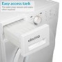 GRADE A2 - electriQ 8kg Freestanding Condenser Tumble Dryer - White