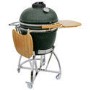 Boss Grill The Egg XL - 22 Inch Ceramic Kamado Style Charcoal Smoker BBQ Grill - In Green