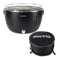 Refurbished electriQ EIQGRILLXL Portable Smokeless BBQ XL - Lotus Style with Fan