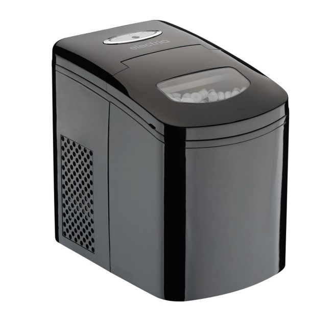 electriQ Countertop Ice Maker in Black EIQICEMBL Appliances Direct