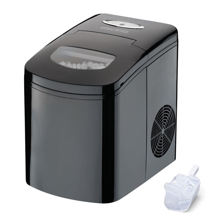 electriQ Countertop Ice Maker in Black