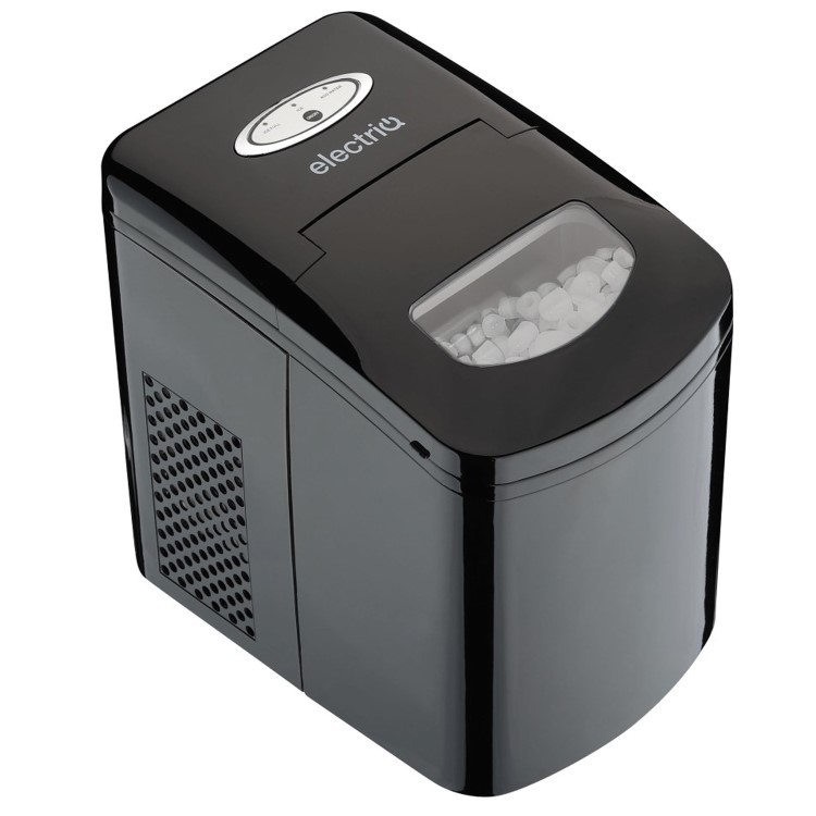 electriQ Countertop Ice Maker in Black