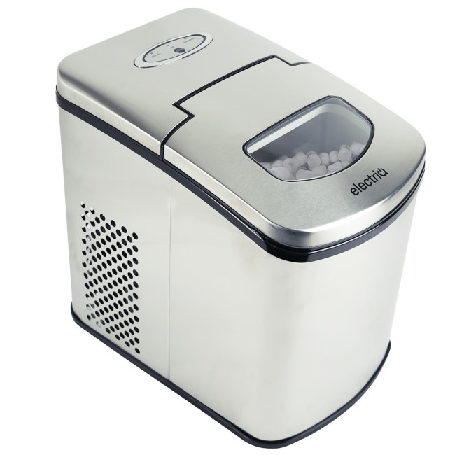electriQ Countertop Ice Maker in Stainless Steel EIQICEMSS Appliances