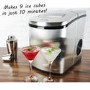 GRADE A2 - electriQ Counter Top Ice Maker in Stainless Steel