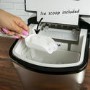 GRADE A2 - electriQ Counter Top Ice Maker in Stainless Steel