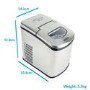 electriQ Countertop Ice Maker in Stainless Steel