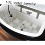 GRADE A2 - electriQ Counter Top Ice Maker in Stainless Steel