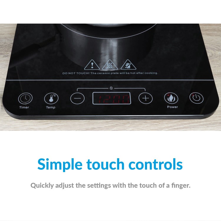 electriQ Single Zone Portable Induction Hob