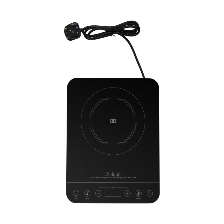 Refurbished electriQ EIQIND1PORT 29cm Single Zone Portable Induction Hob