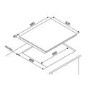 electriQ 60cm Induction Hob with Knob Controls - Plug and Play