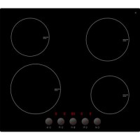 Refurbished electriQ EIQIND60KV2 60cm Induction Hob with Knob Controls Plug and Play