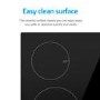 electriQ 60cm Induction Hob with Knob Controls - Plug and Play