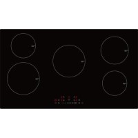 Refurbished electriQ EIQIND90 90cm 5 Zone Induction Hob Black