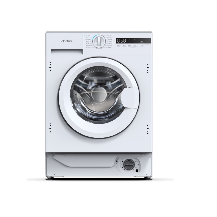 electriQ Integrated Washer Dryer 8kg Wash 6kg Dry 1400 Spin - White