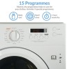 GRADE A2 - electriQ 8kg Wash 6kg Dry 1400rpm Integrated Washer Dryer - White