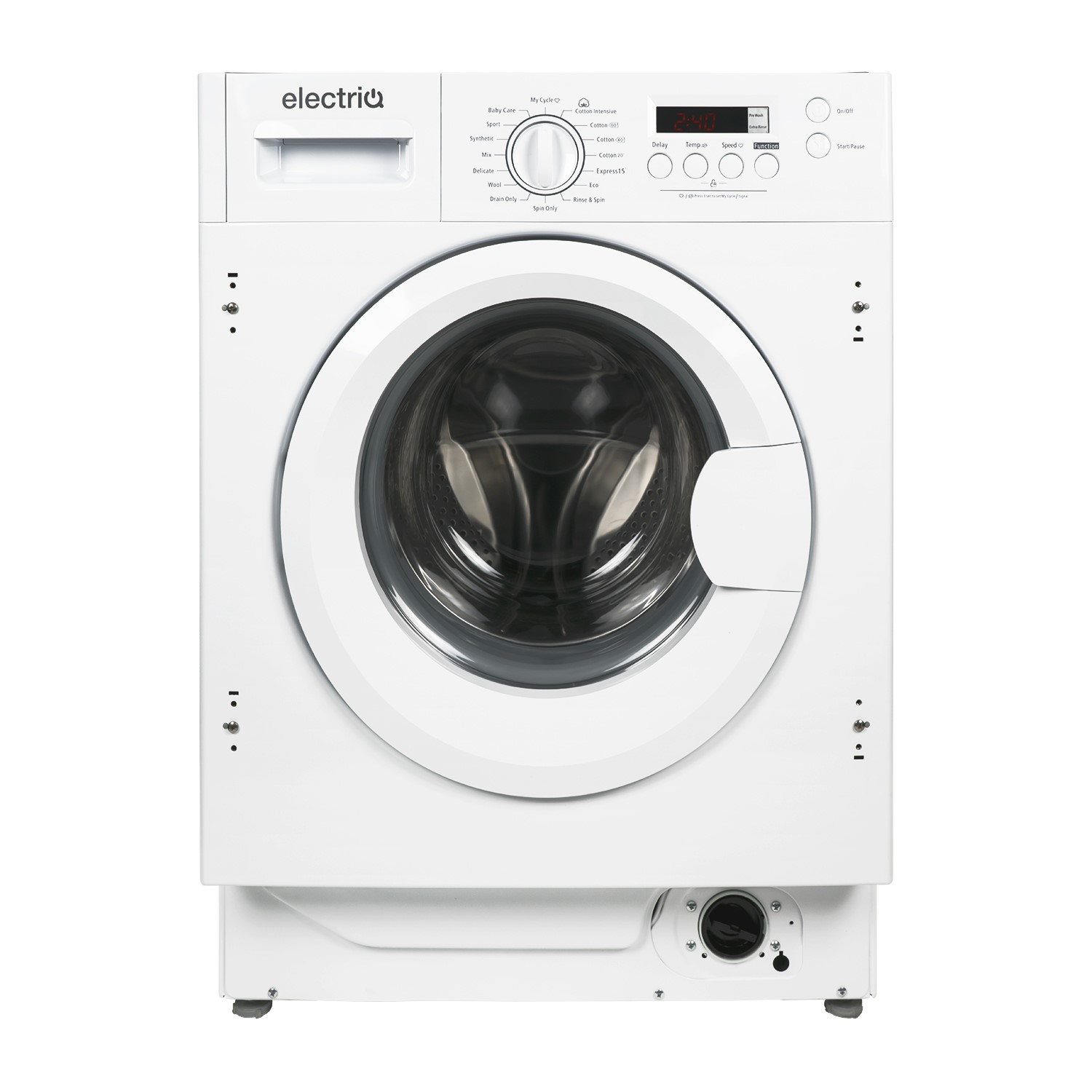 Refurbished electriQ EIQINTWM147 Freestanding 7KG 1400 Spin Washing Machine