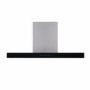 electriQ 90cm Wall Mounted Chimney Hood with LED Light Plate