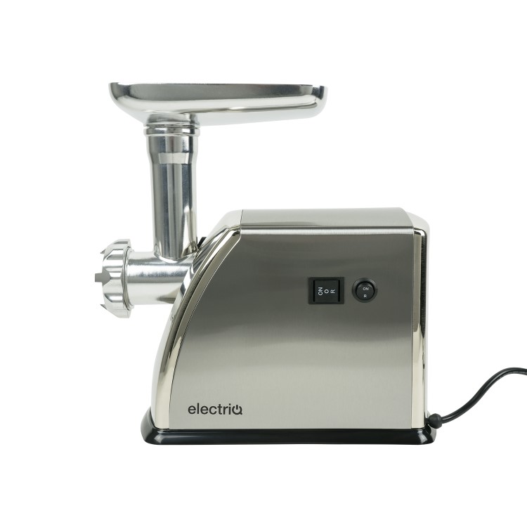 electriQ Electric Meat Grinder Beef Mincer and Sausage Maker Machine - Stainless Steel