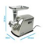 electriQ Electric Meat Grinder Beef Mincer and Sausage Maker Machine - Stainless Steel